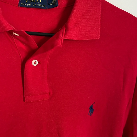 Ralph Lauren Red Polo - Picture 2 of 3